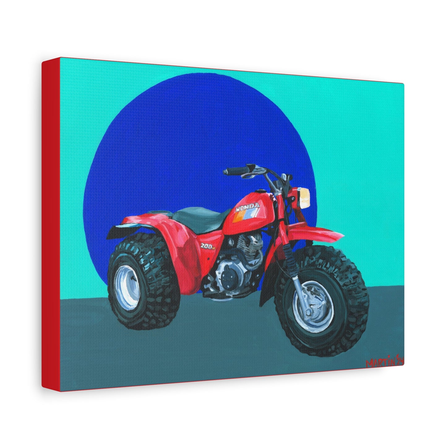 Honda ATC 200 Canvas Gallery Wrap