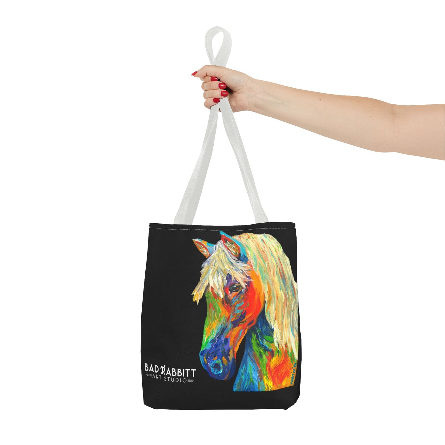 Rainbow Horse Tote Bag (AOP)