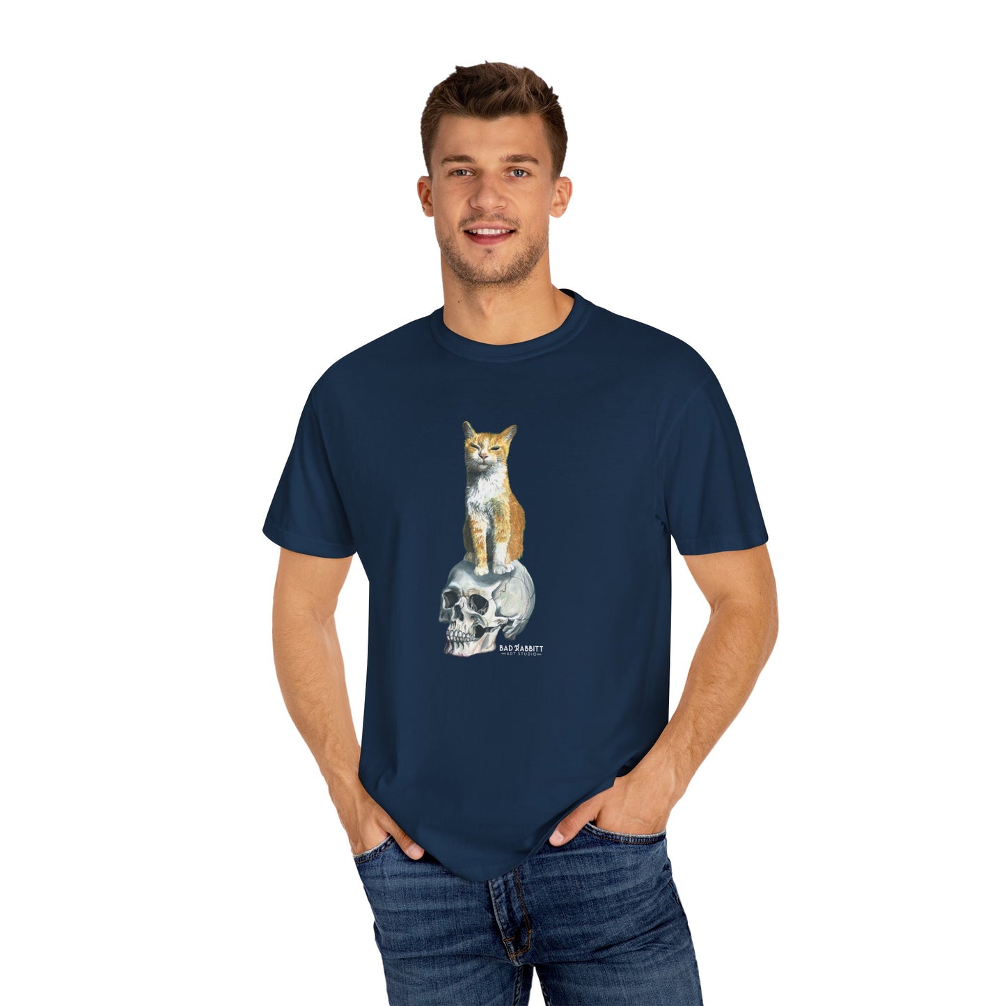 Dave and the Skull of His Enemy Unisex Garment-Dyed T-shirt
