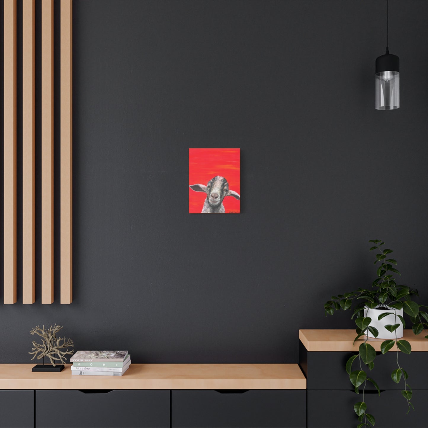 Parsnip the Goat Canvas Gallery Wrap