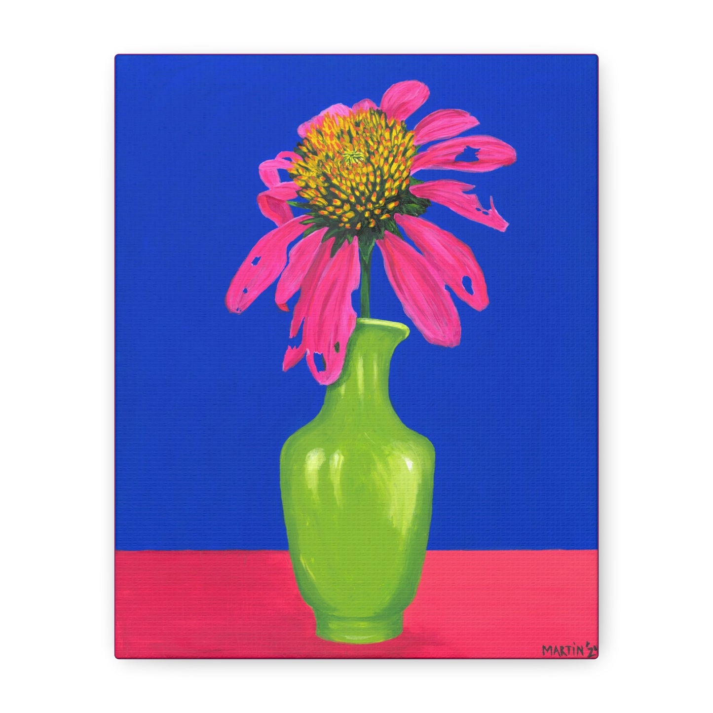Beat-Up Coneflower Canvas Gallery Wrap