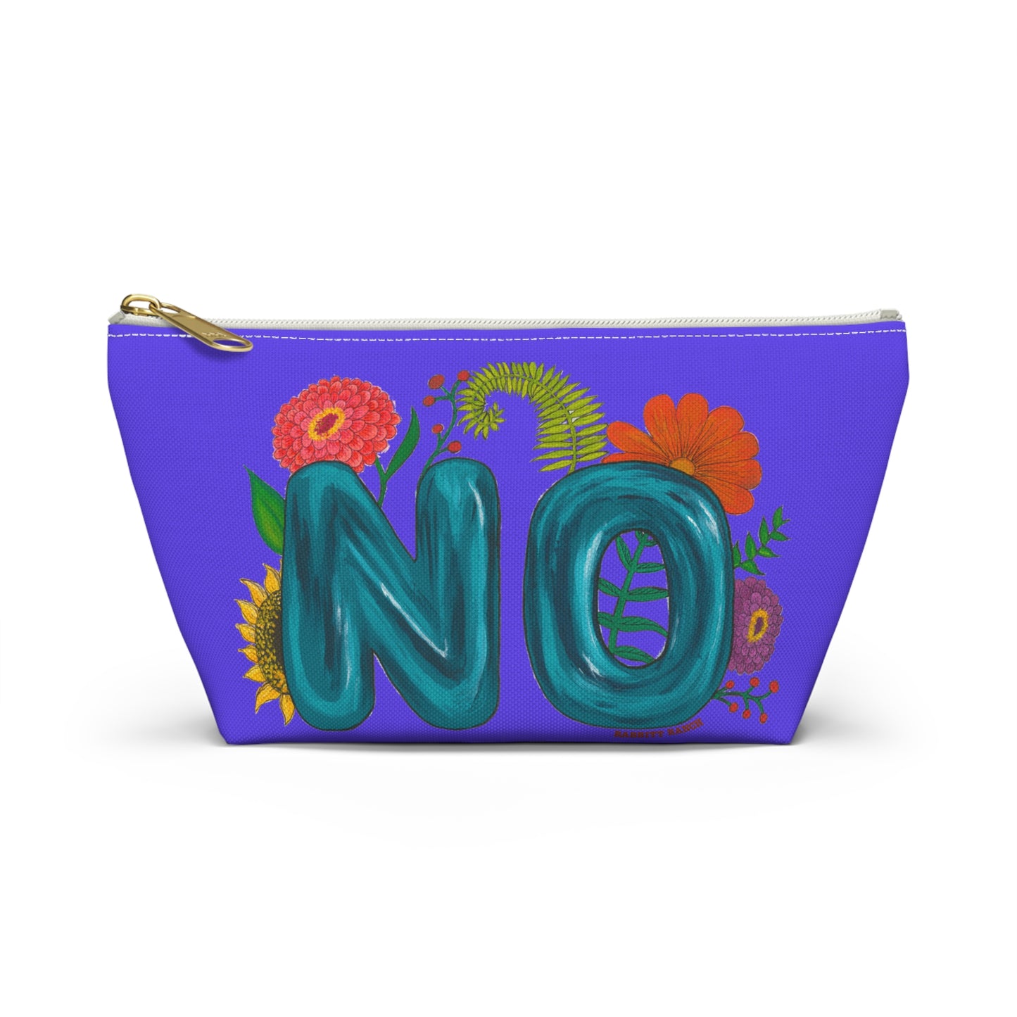 "No" Accessory Pouch w T-bottom