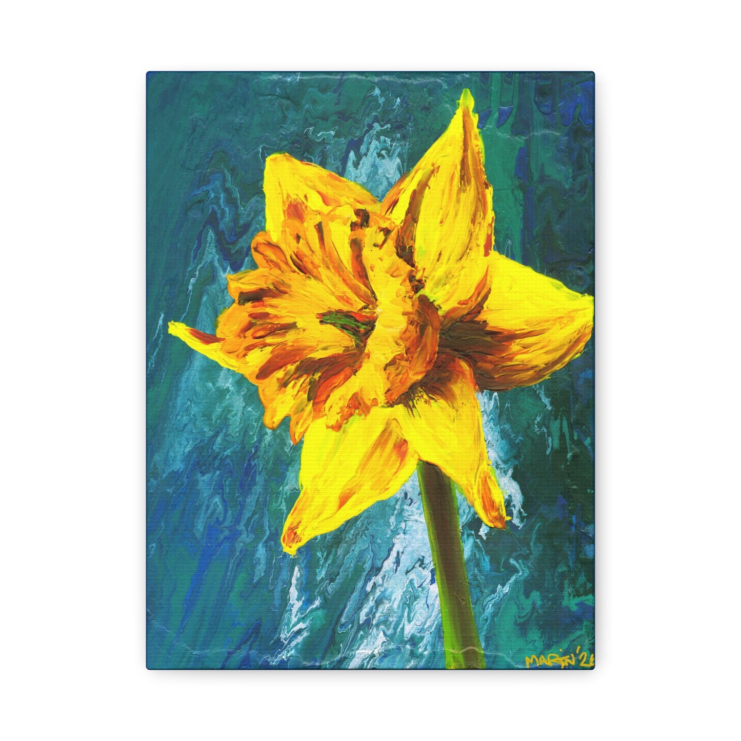 "Daffodil" Matte Canvas, Stretched, 1.25"