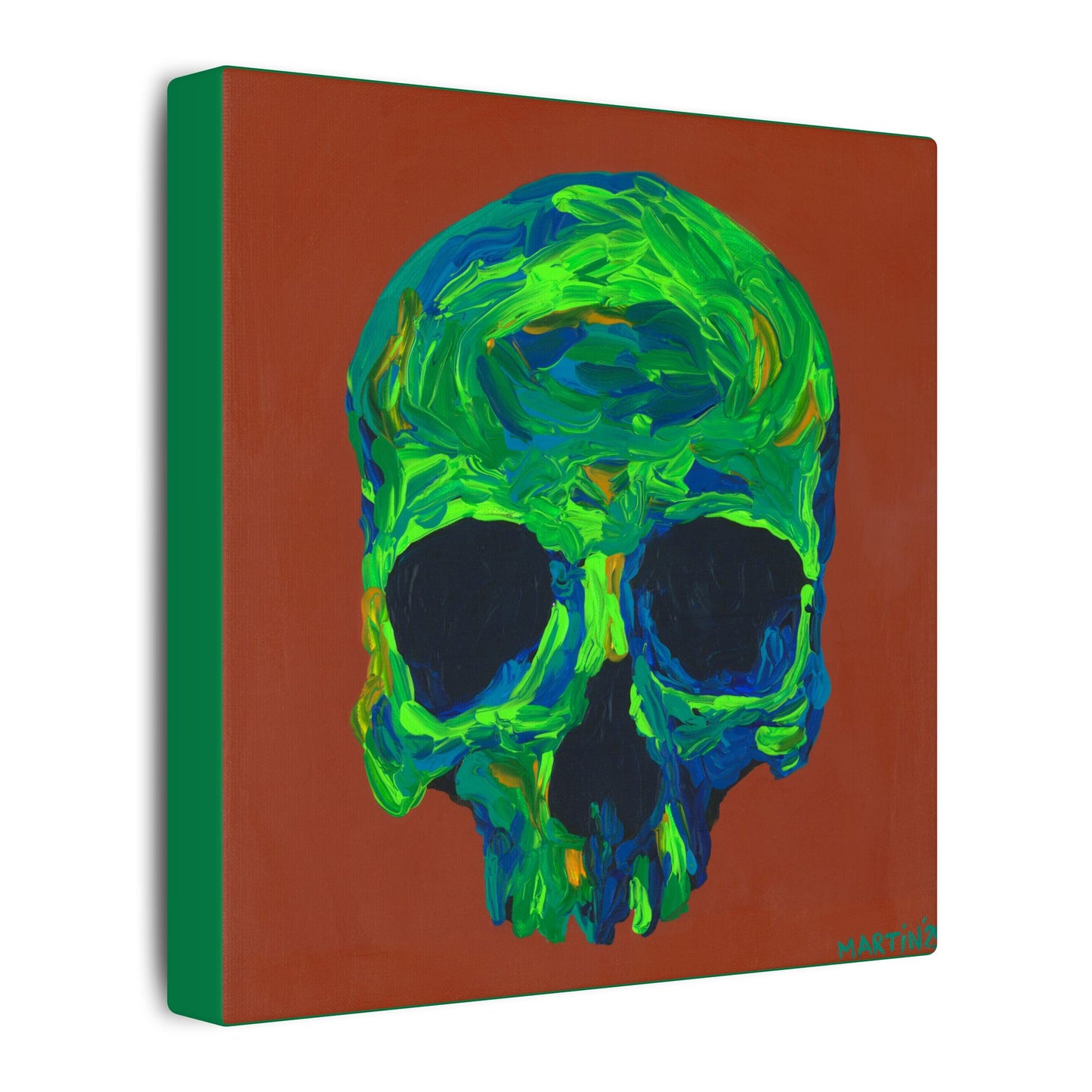 Goopy Skull Canvas Gallery Wrap