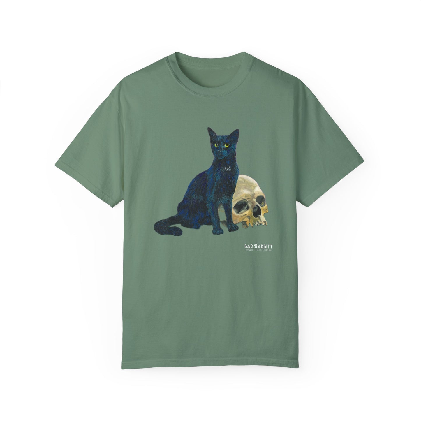 Gene Parmesan with the Skull of Dave's Enemy Unisex Garment-Dyed T-shirt
