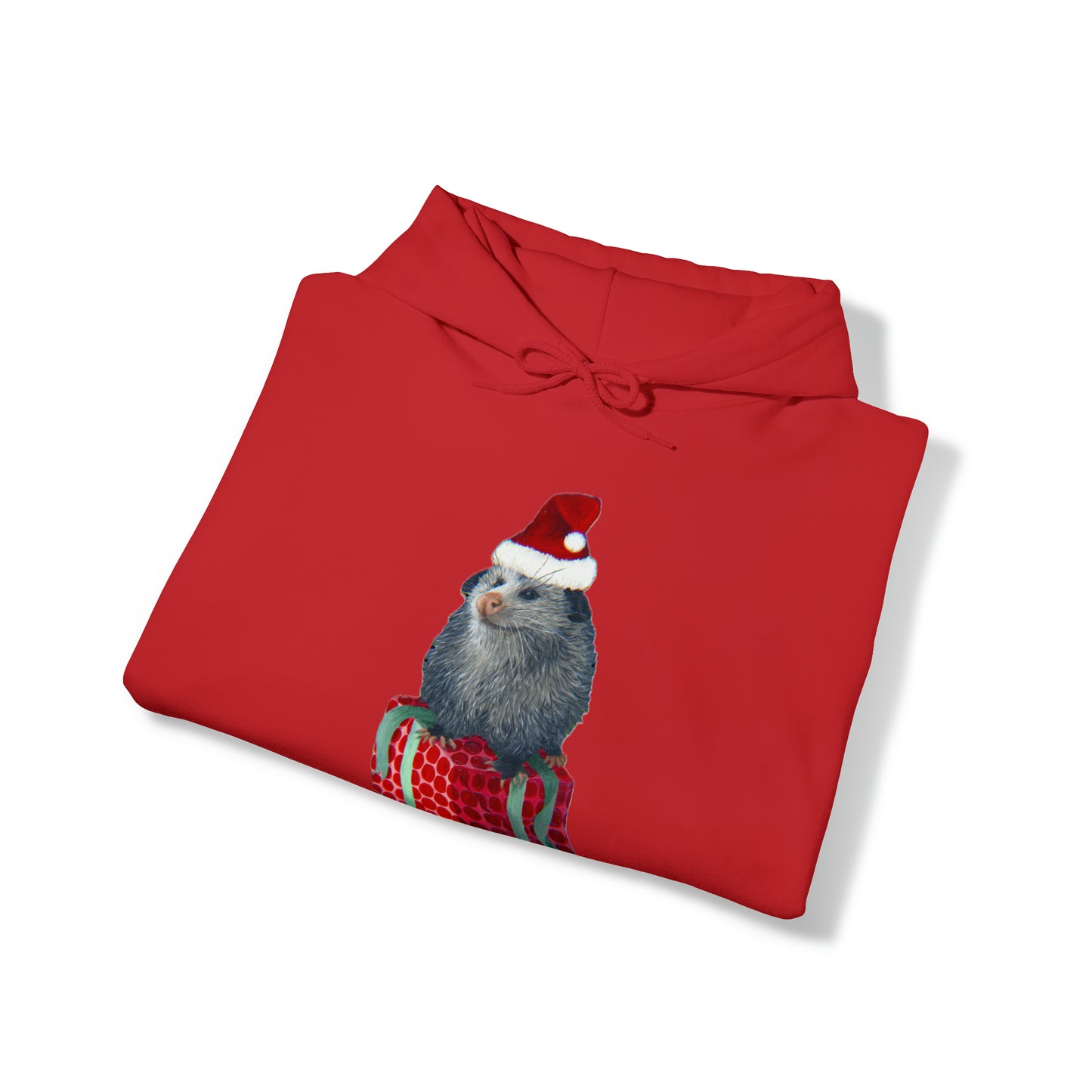 Christmas Opossum Unisex Heavy Blend™ Hooded Sweatshirt