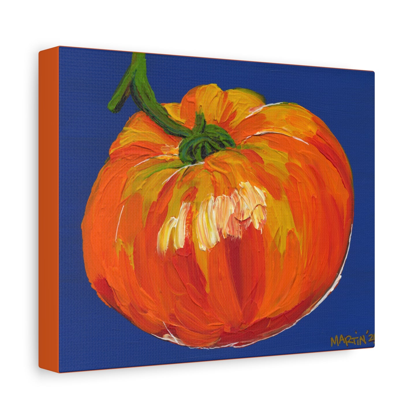 Funky Yellow Tomato Matte Canvas, Stretched, 1.25"