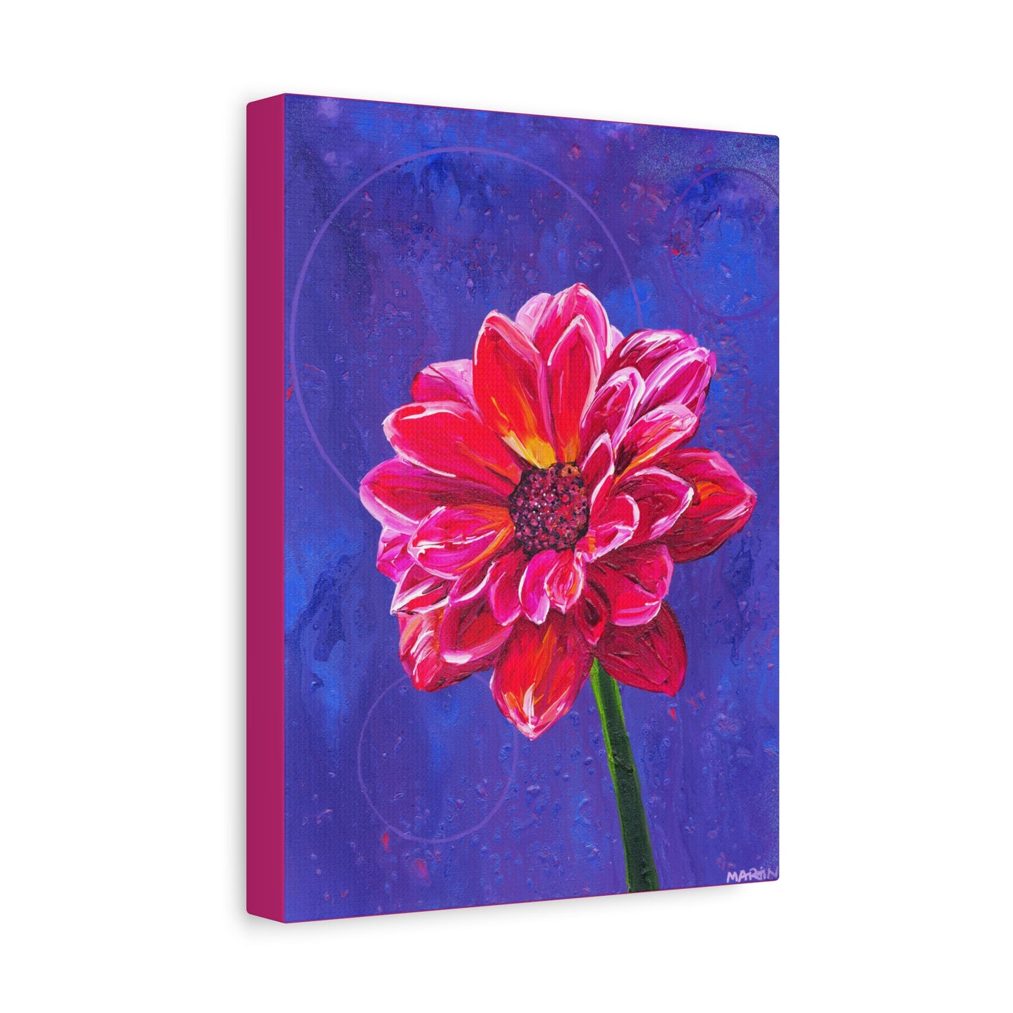 "Dahlia" Matte Canvas, Stretched, 1.25"