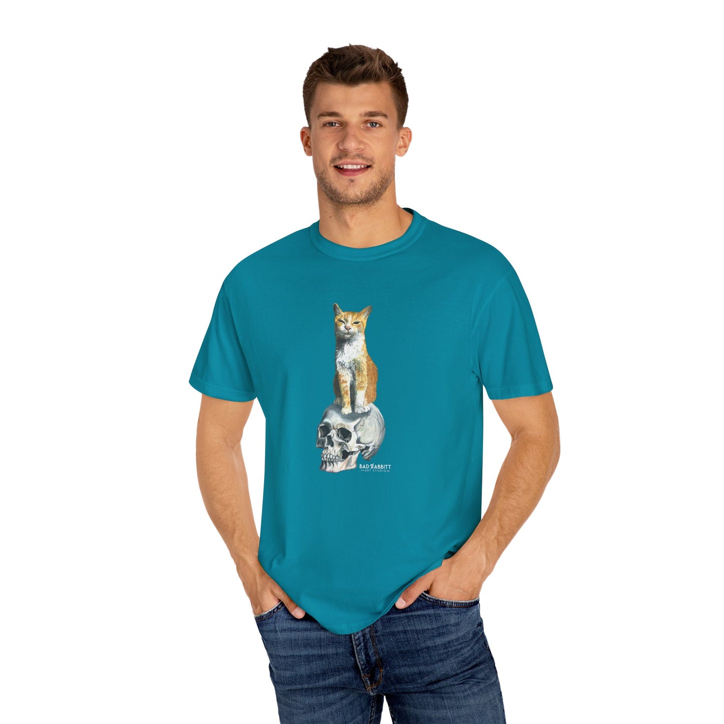 Dave and the Skull of His Enemy Unisex Garment-Dyed T-shirt