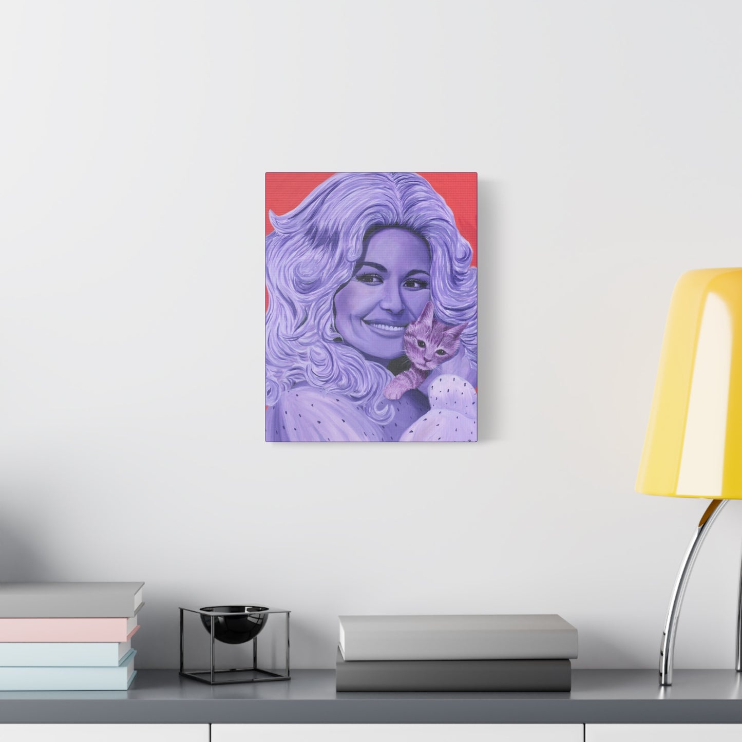 Dolly with Kitty Canvas Gallery Wrap