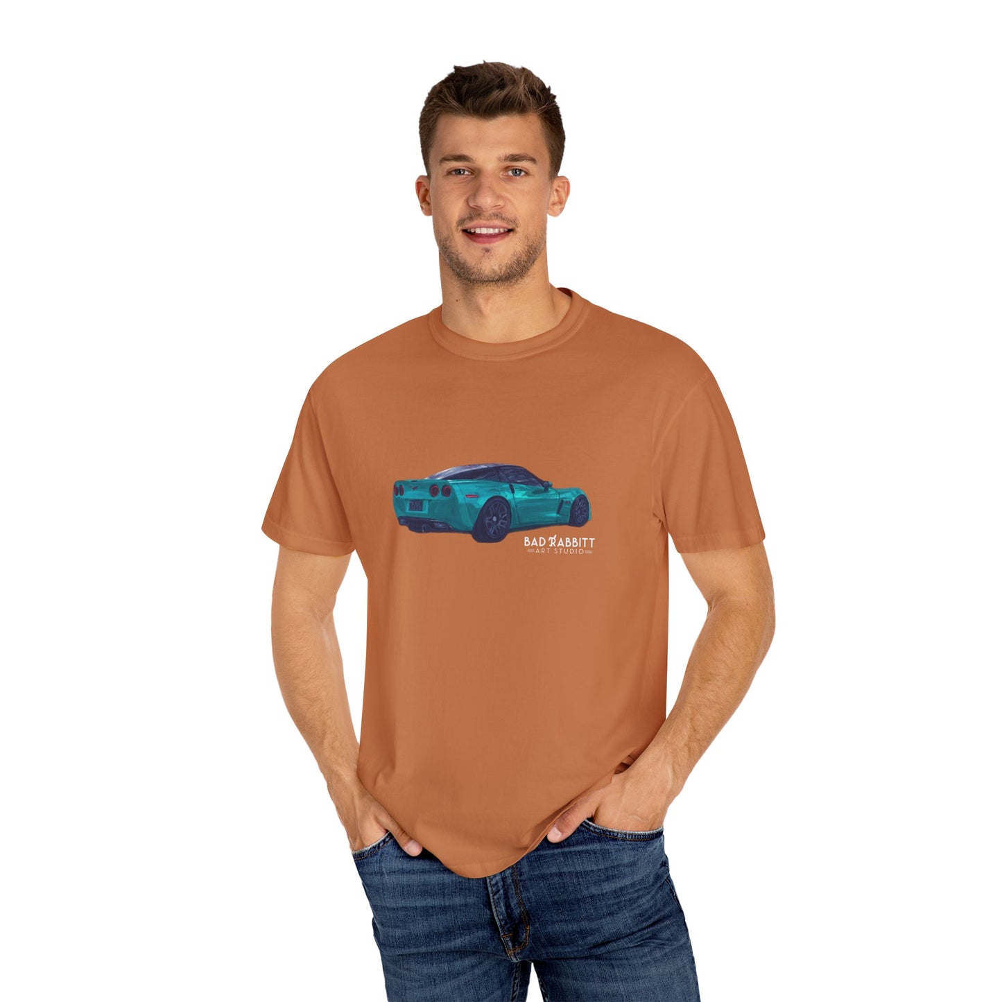 C6 Z06 Corvette Unisex Garment-Dyed T-shirt