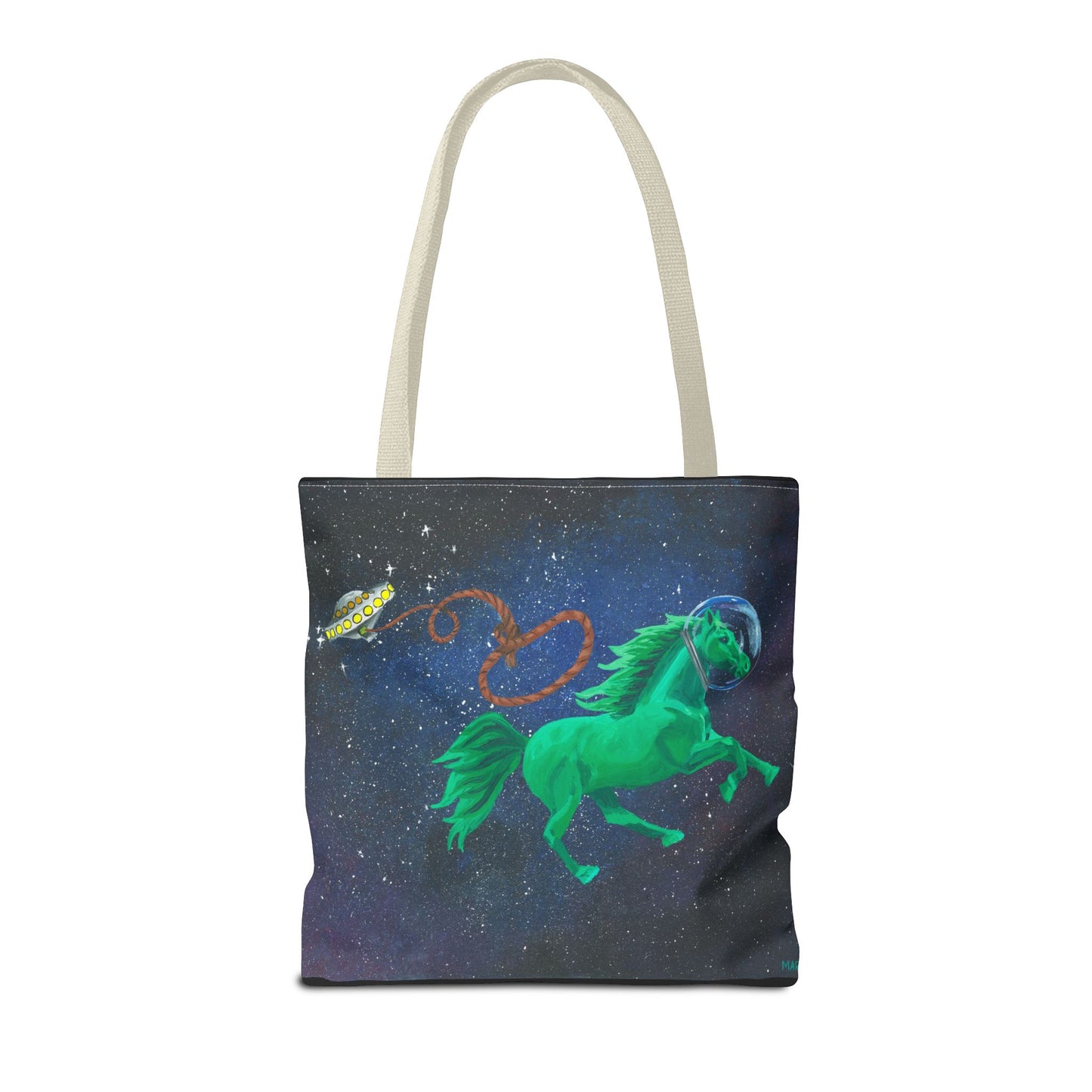 Space Horse Tote Bag