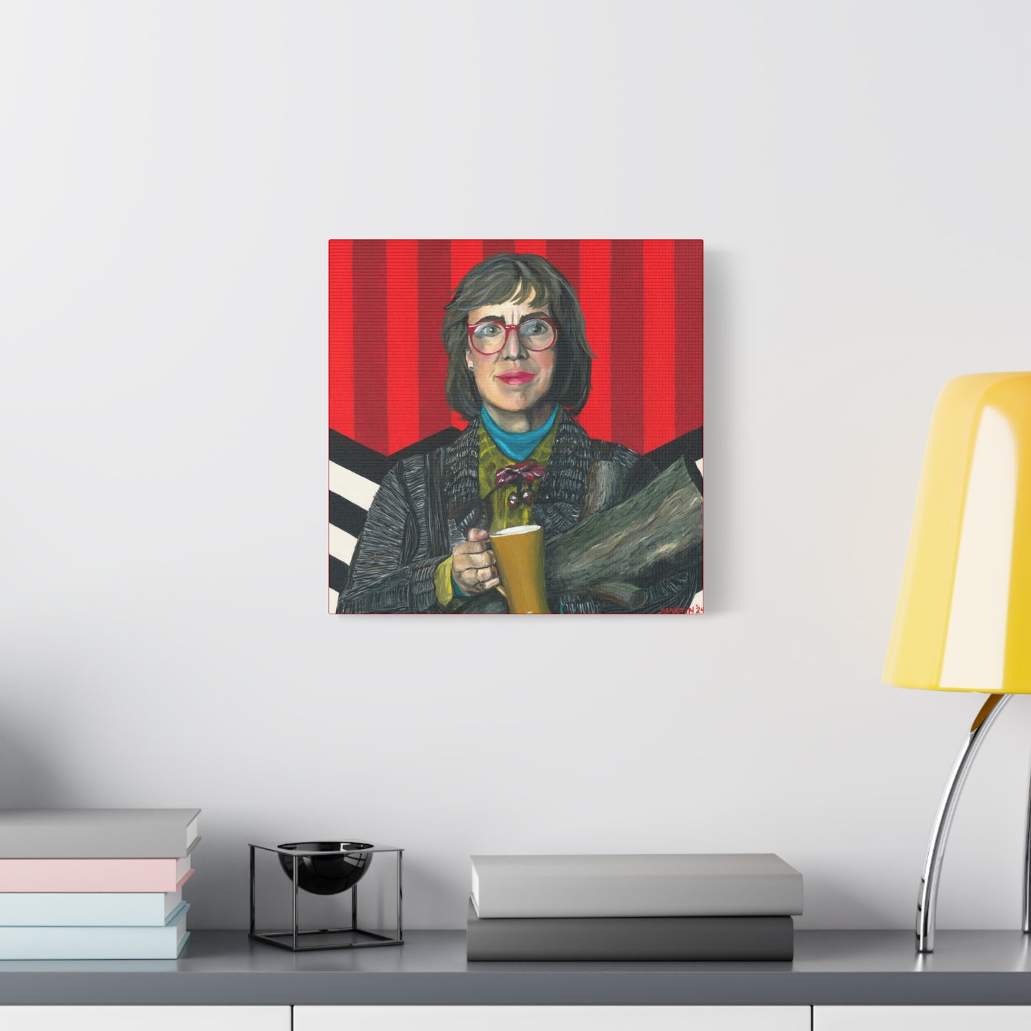 Log Lady Canvas Gallery Wrap