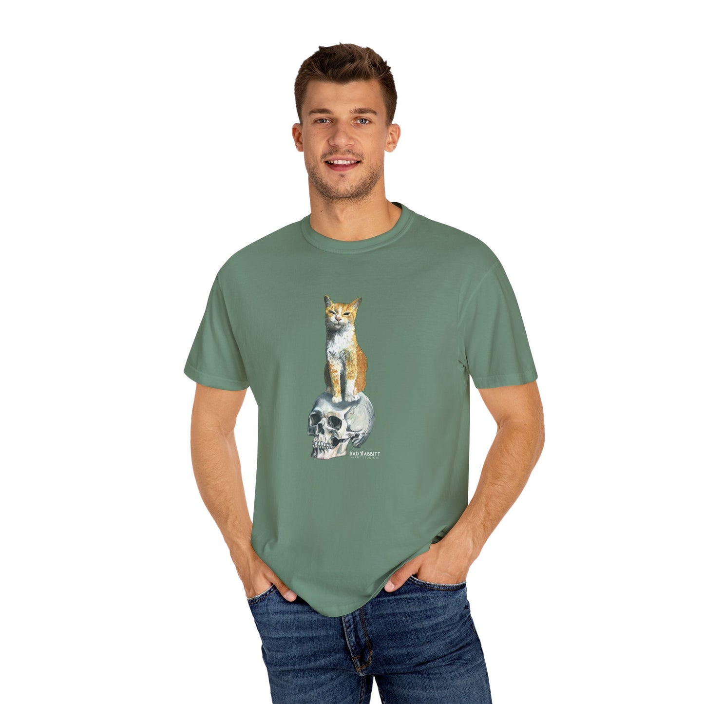 Dave and the Skull of His Enemy Unisex Garment-Dyed T-shirt