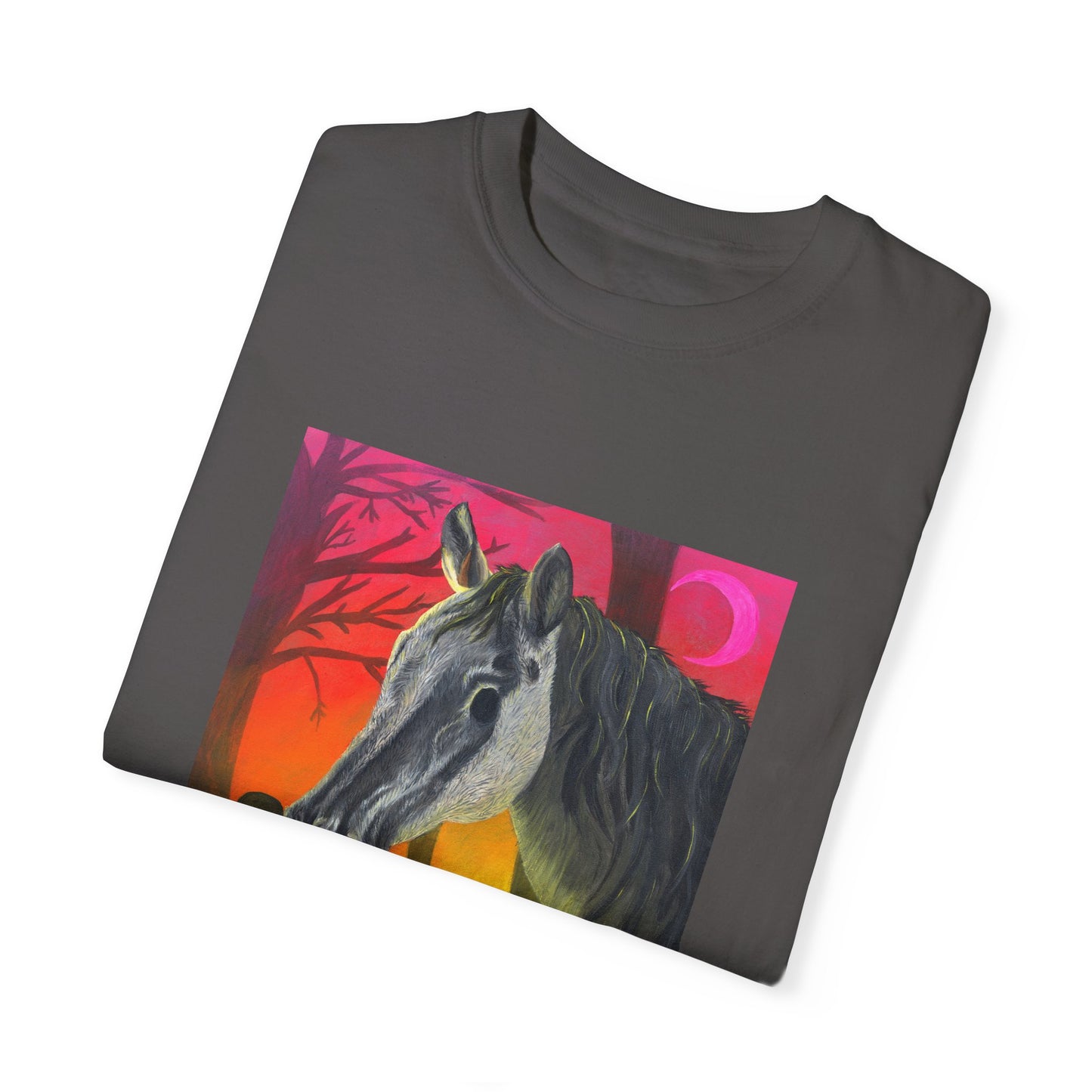 Halloween Horse Unisex Garment-Dyed T-shirt