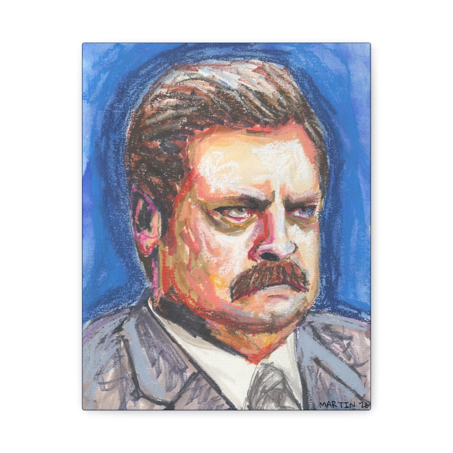 "Swan Ronson" Matte Canvas, Stretched, 1.25"