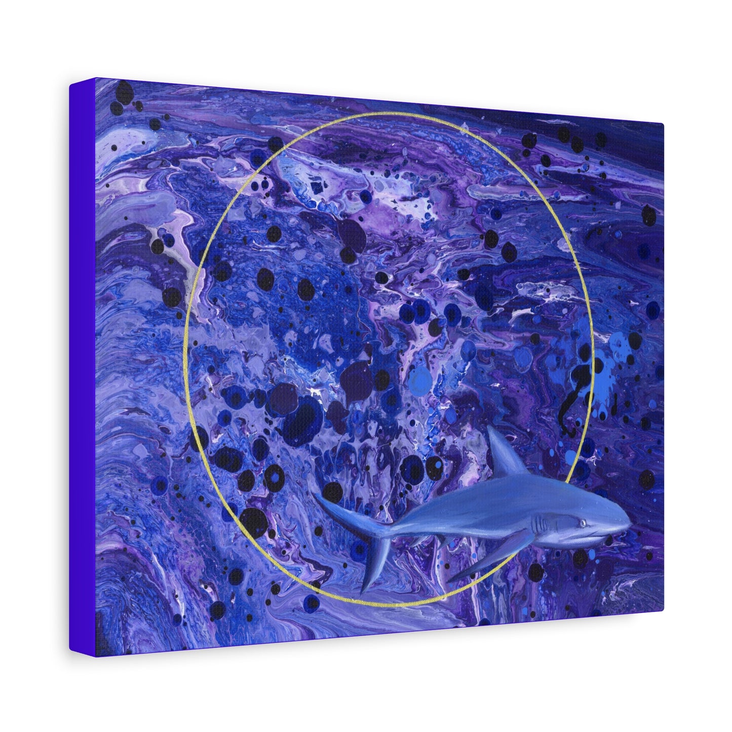 "Sharkira" Matte Canvas, Stretched, 1.25"