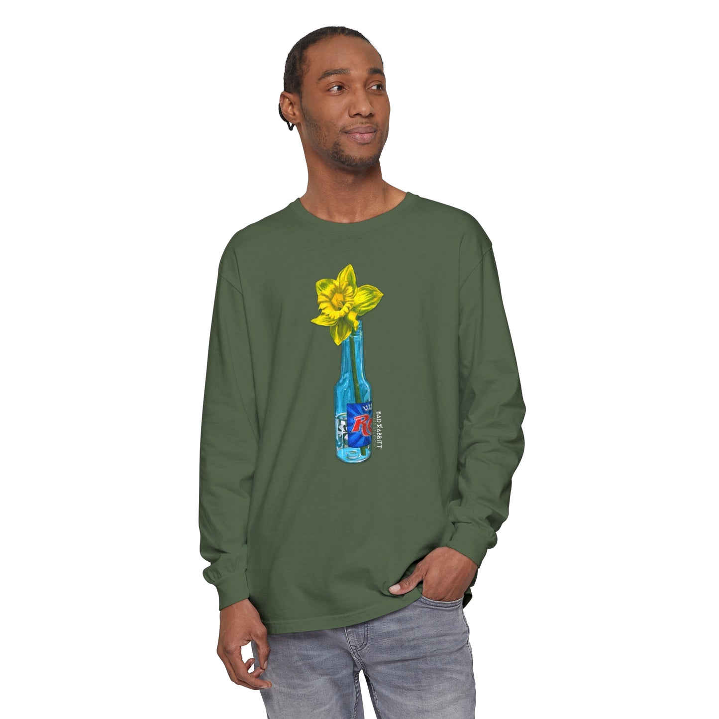 Springtime in Bell Buckle Unisex Garment-dyed Long Sleeve T-Shirt