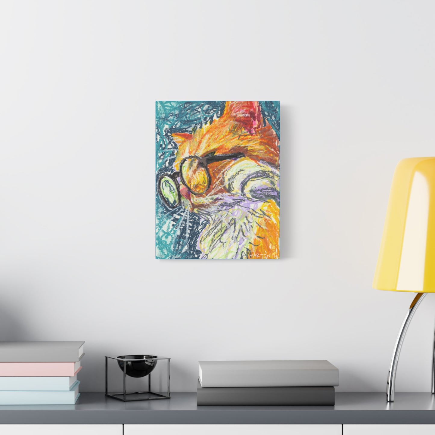 "Outside Dave in his Glasses" Matte Canvas, Stretched, 1.25"