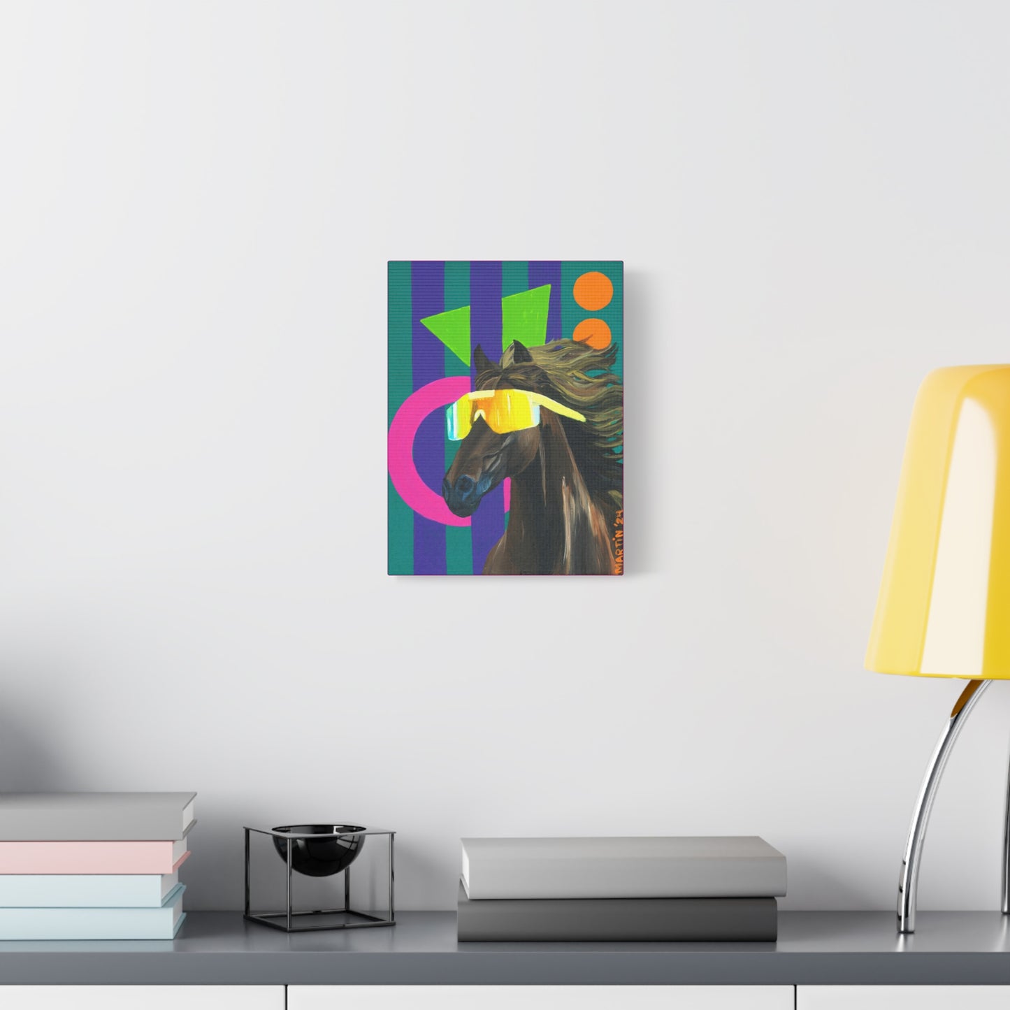 Dude Bro Horse Canvas Gallery Wrap