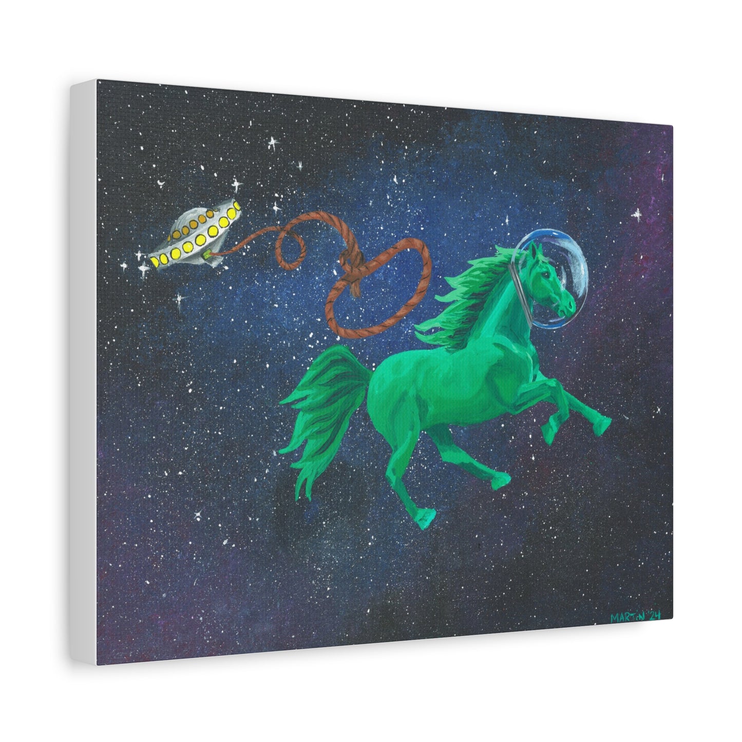 Space Horse Canvas Gallery Wrap