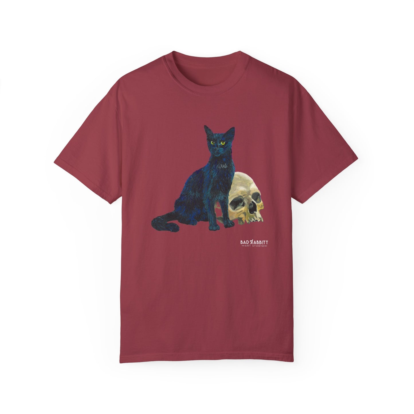 Gene Parmesan with the Skull of Dave's Enemy Unisex Garment-Dyed T-shirt
