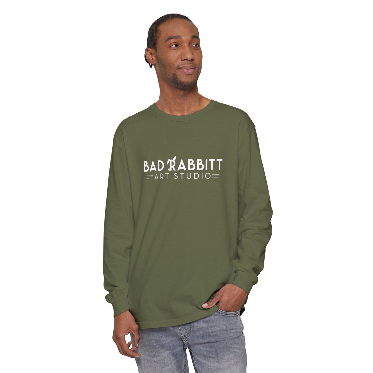 Bad Rabbitt Art Studio Comfort Color's Unisex Garment-dyed Long Sleeve T-Shirt