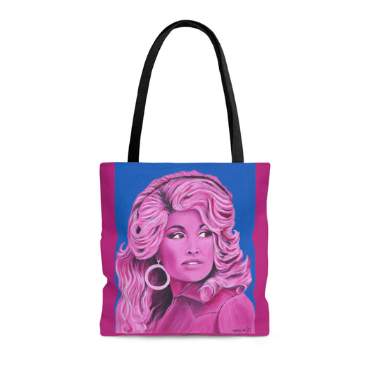 Pink Dolly Tote Bag (AOP)
