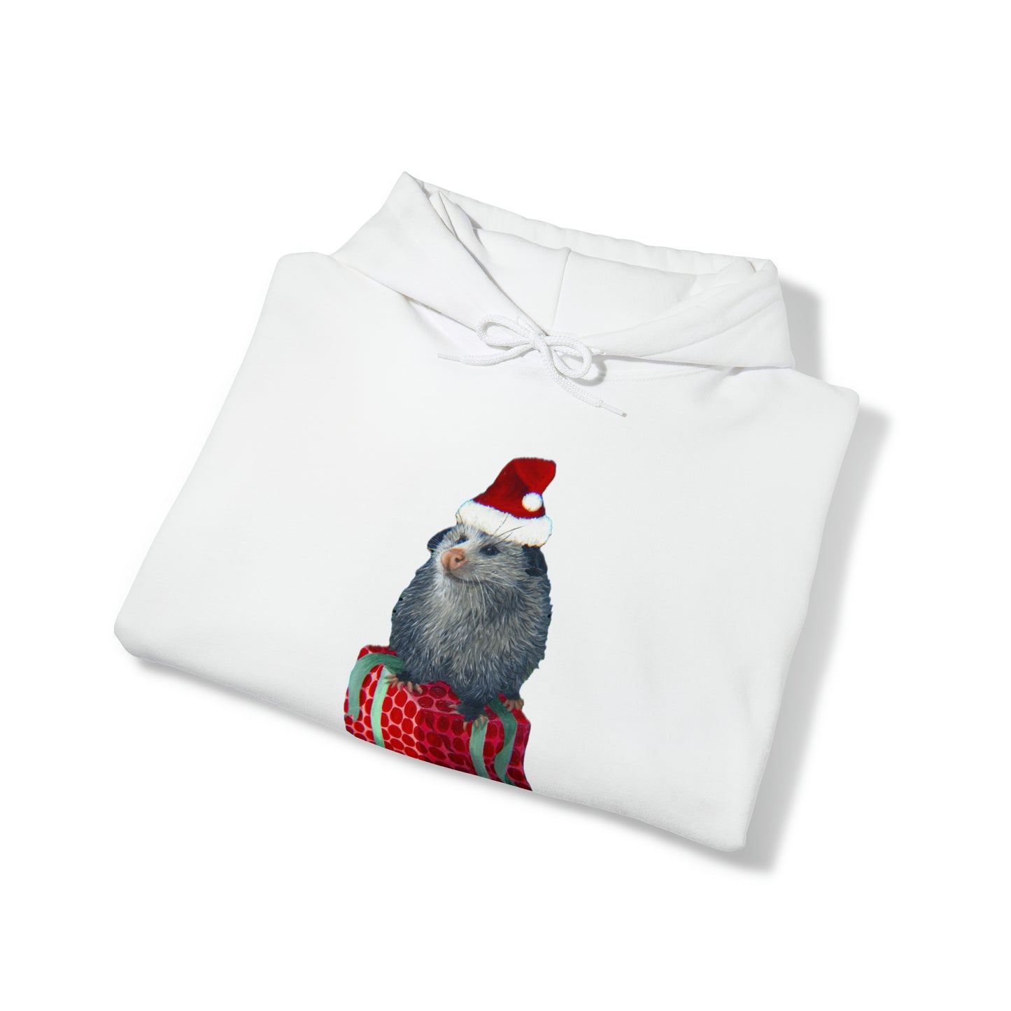 Christmas Opossum Unisex Heavy Blend™ Hooded Sweatshirt