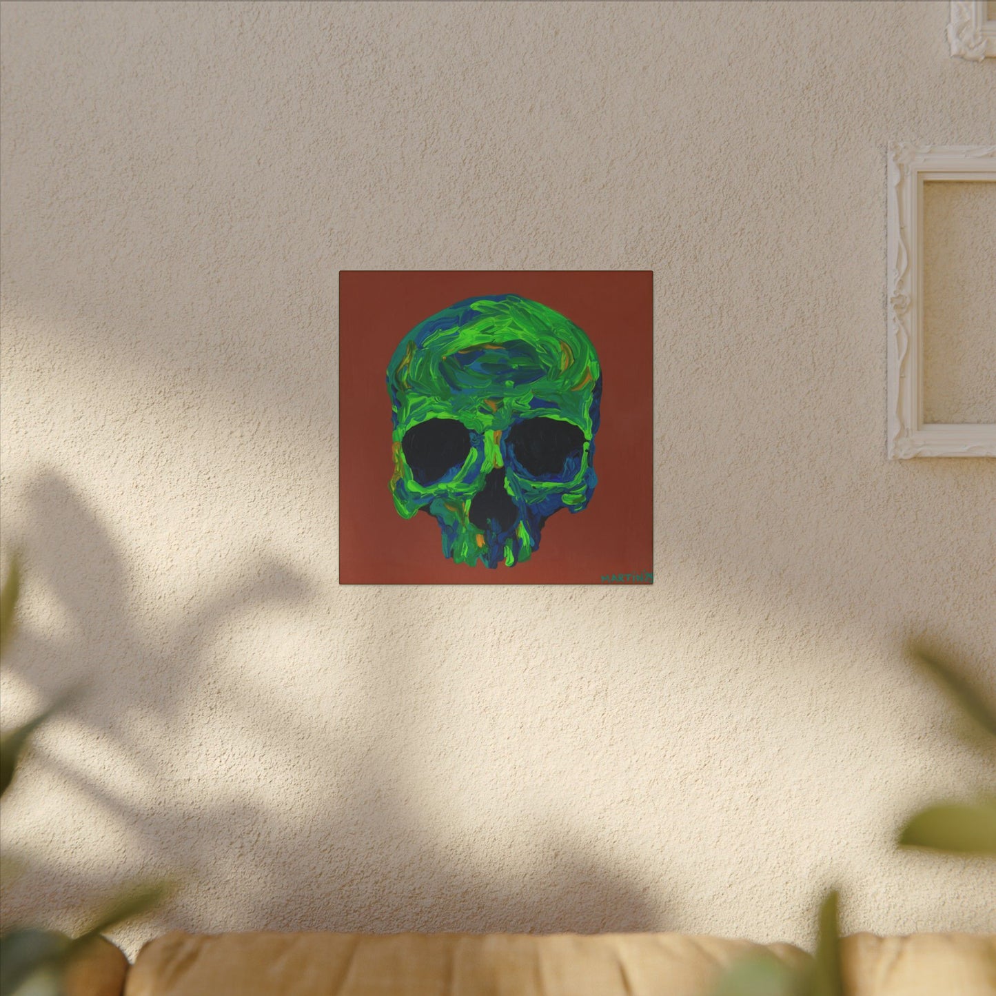Goopy Skull Canvas Gallery Wrap
