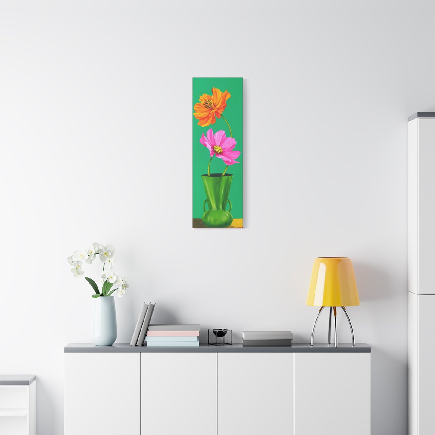 Cosmos Tall Skinny Canvas Gallery Wrap