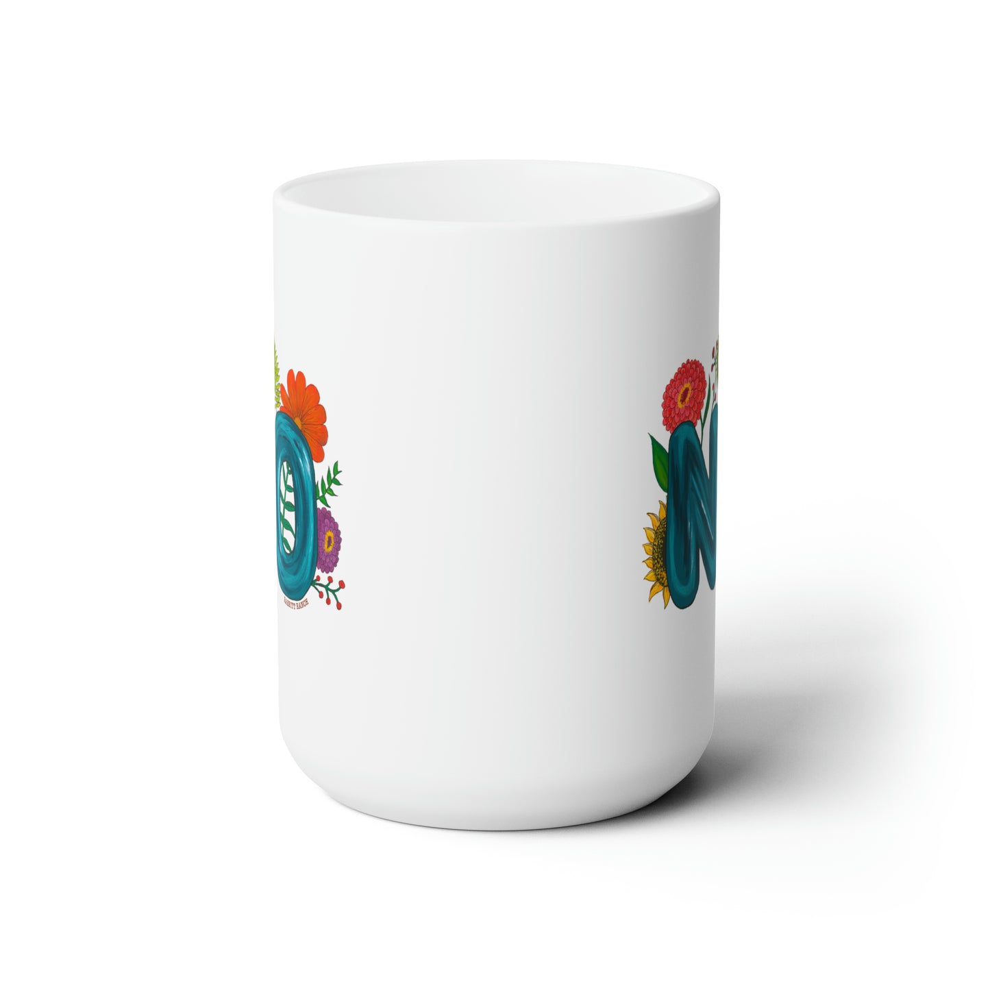 "no" Ceramic Mug 15oz