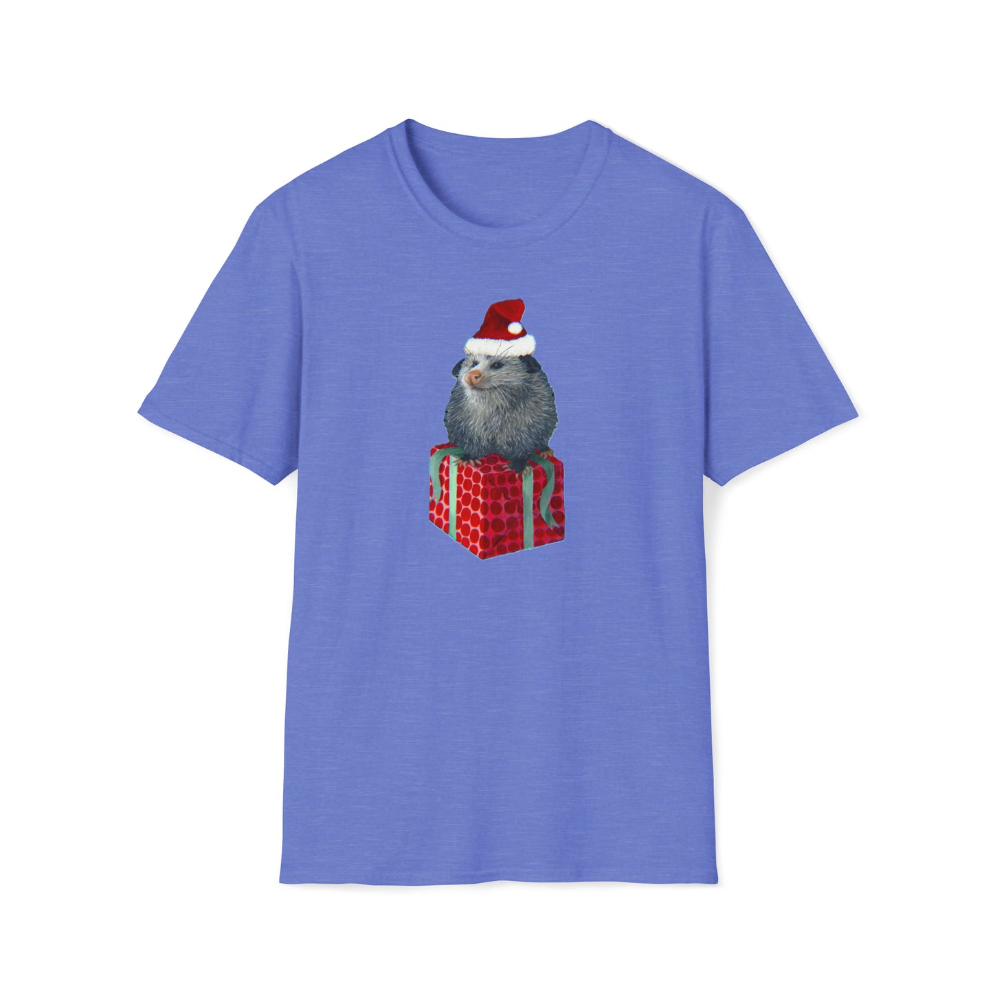 Christmas Opossum Unisex Softstyle T-Shirt