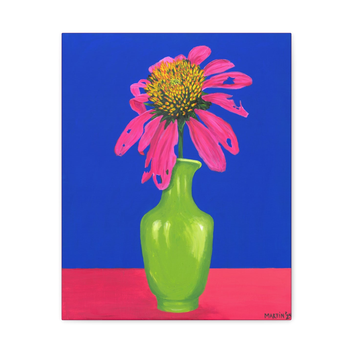 Beat-Up Coneflower Canvas Gallery Wrap