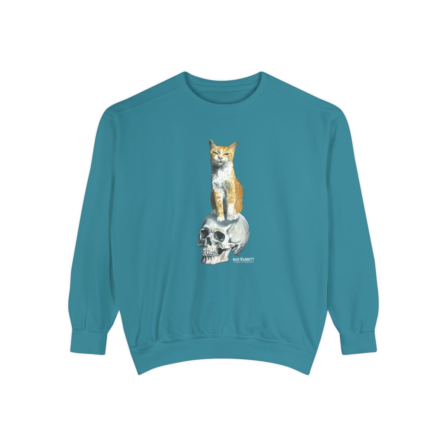 Dave and the Skull of His Enemy Unisex Garment-Dyed Sweatshirt