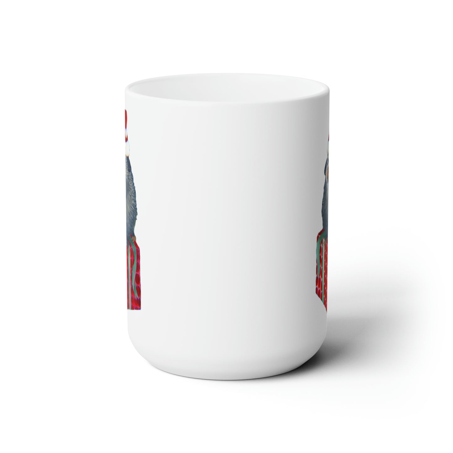 Christmas Opossum Ceramic Mug 15oz