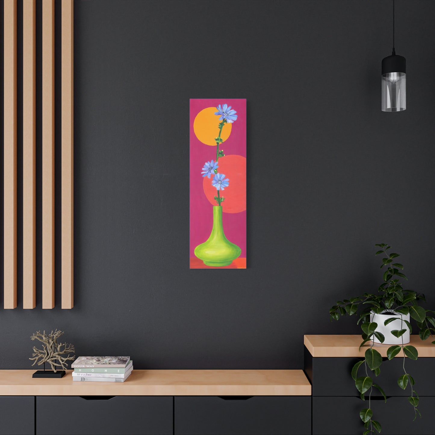 Chicory Tall Skinny Canvas Gallery Wrap