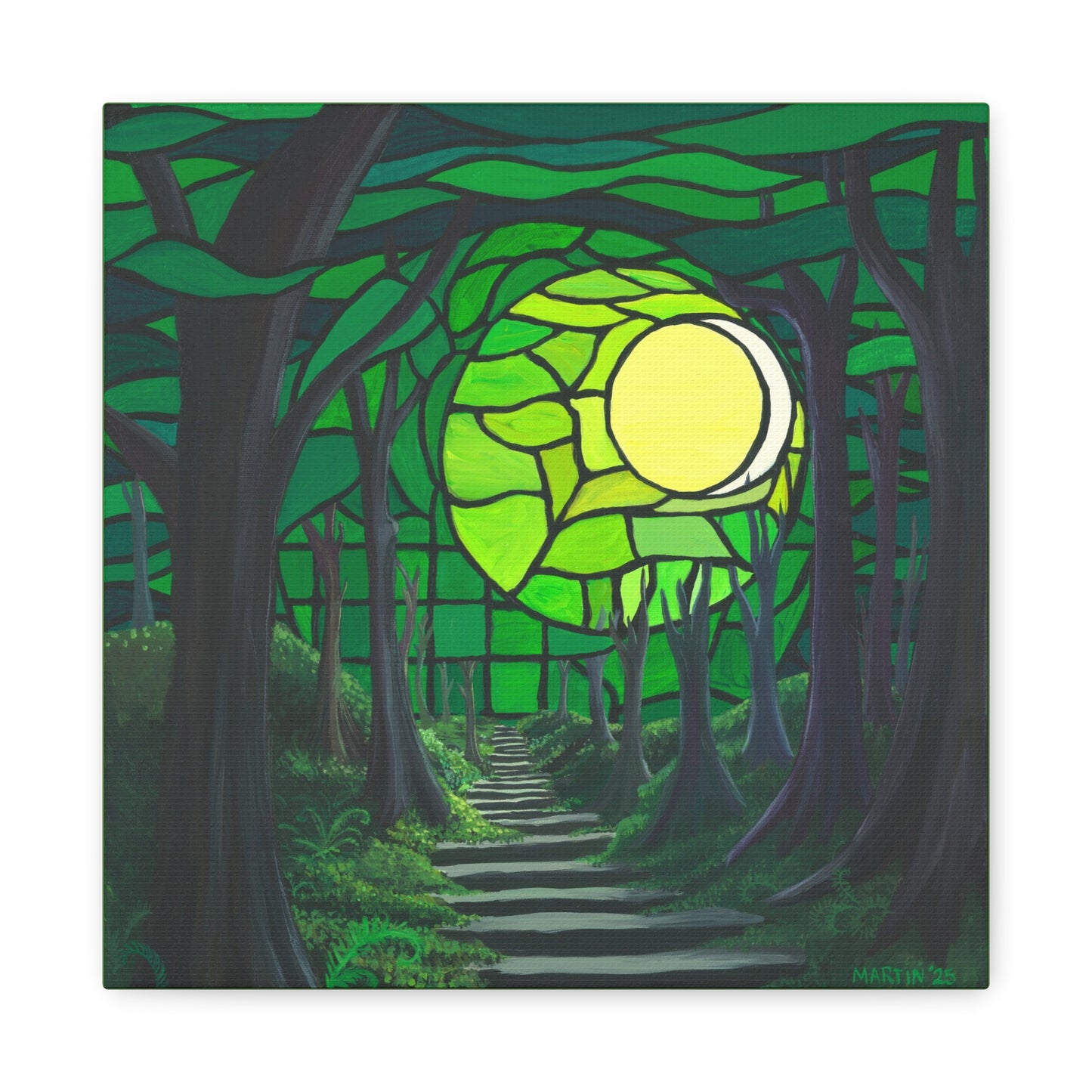 Glass Forest Canvas Gallery Wrap