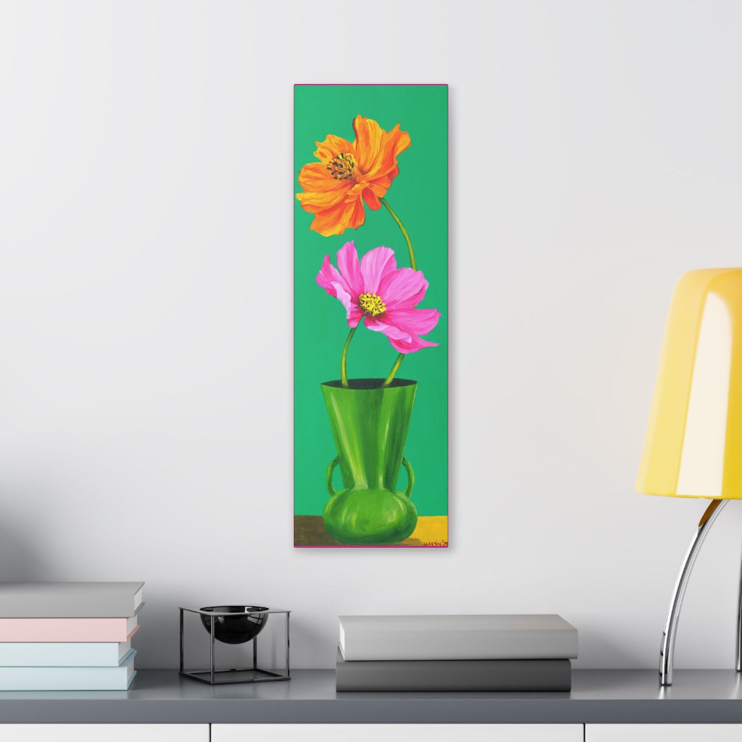 Cosmos Tall Skinny Classic Stretched Canvas