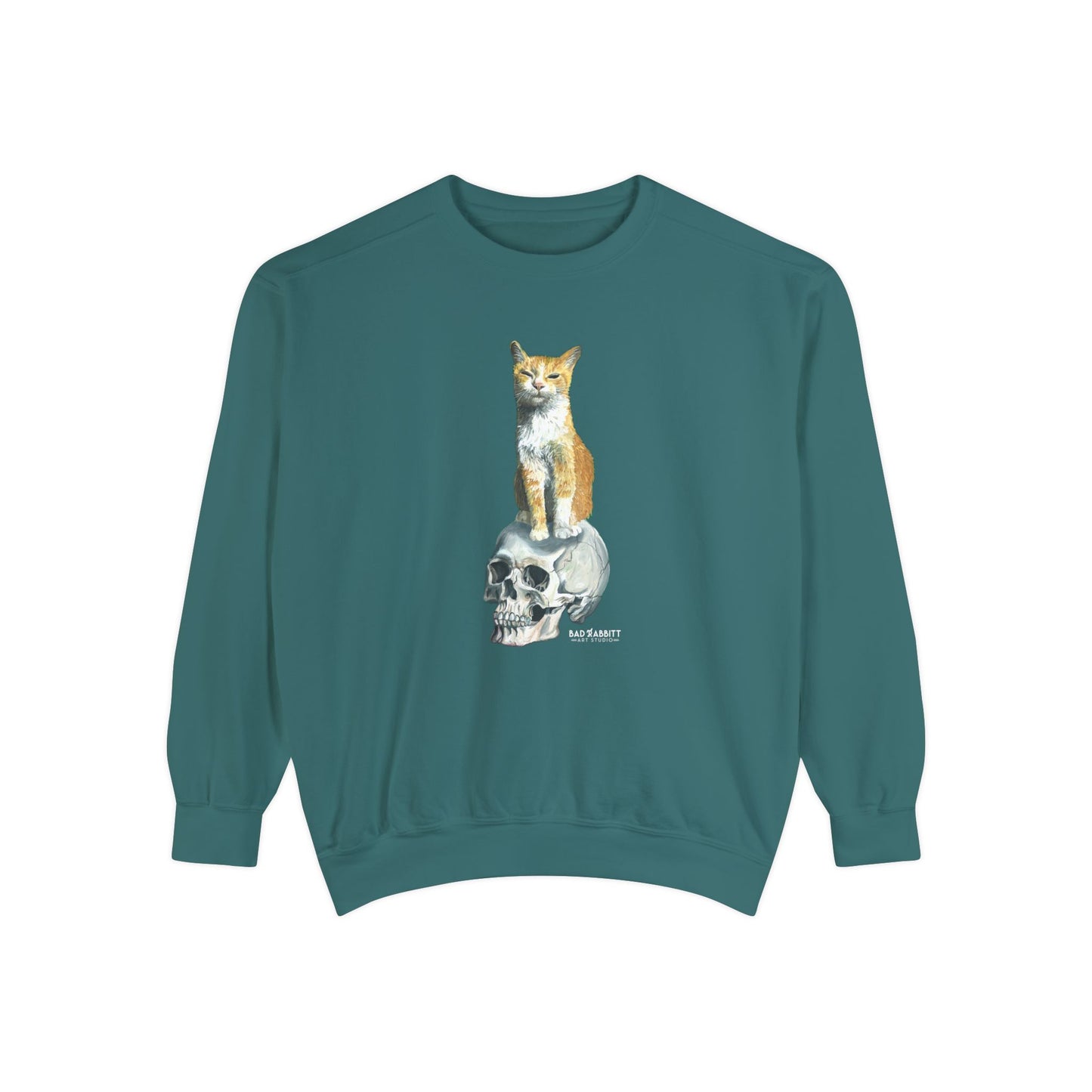 Dave and the Skull of His Enemy Unisex Garment-Dyed Sweatshirt