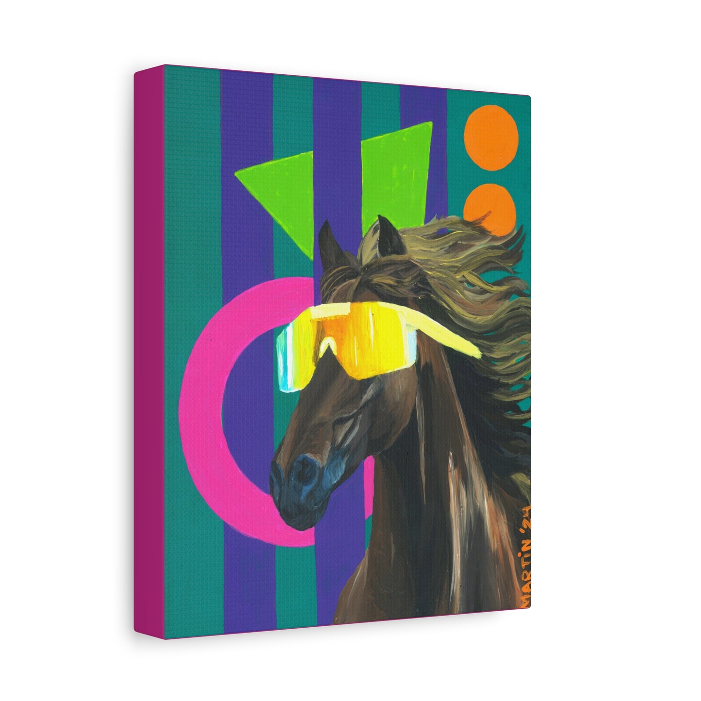 Dude Bro Horse Canvas Gallery Wrap