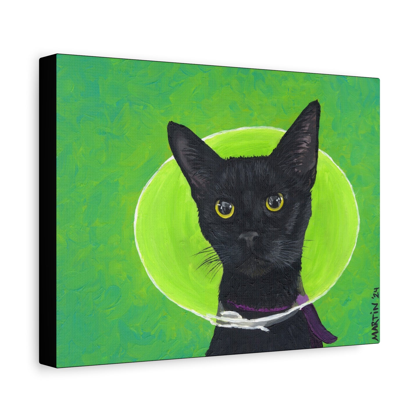 Gene Parmesan Cone of Shame - Canvas Gallery Wrap