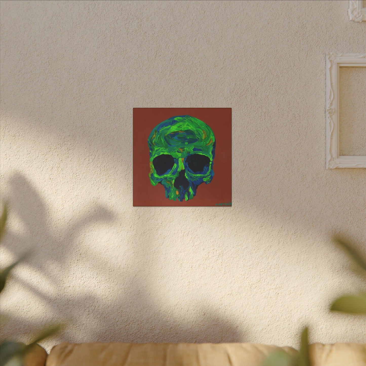 Goopy Skull Canvas Gallery Wrap
