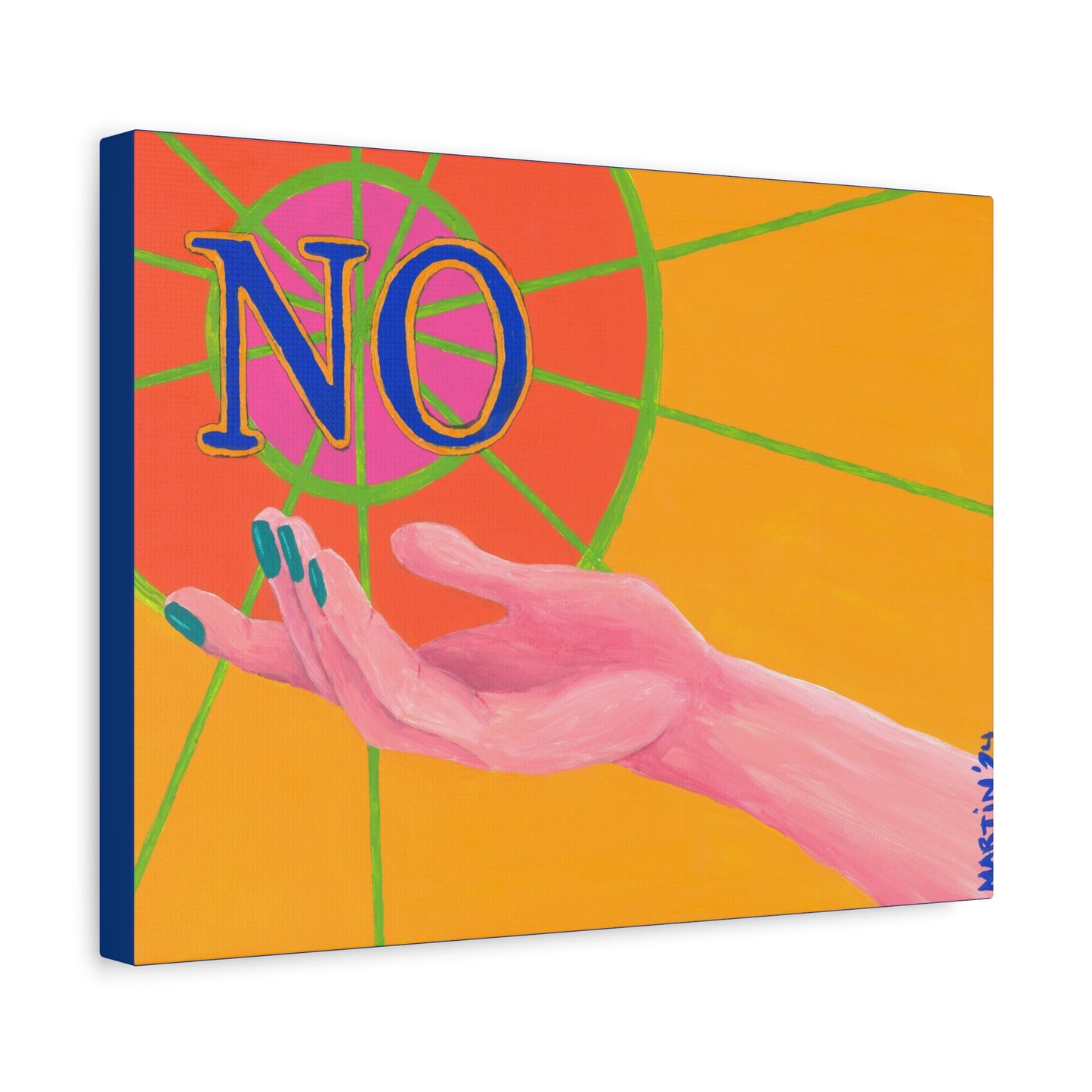 "NO 2024" Canvas Gallery Wrap