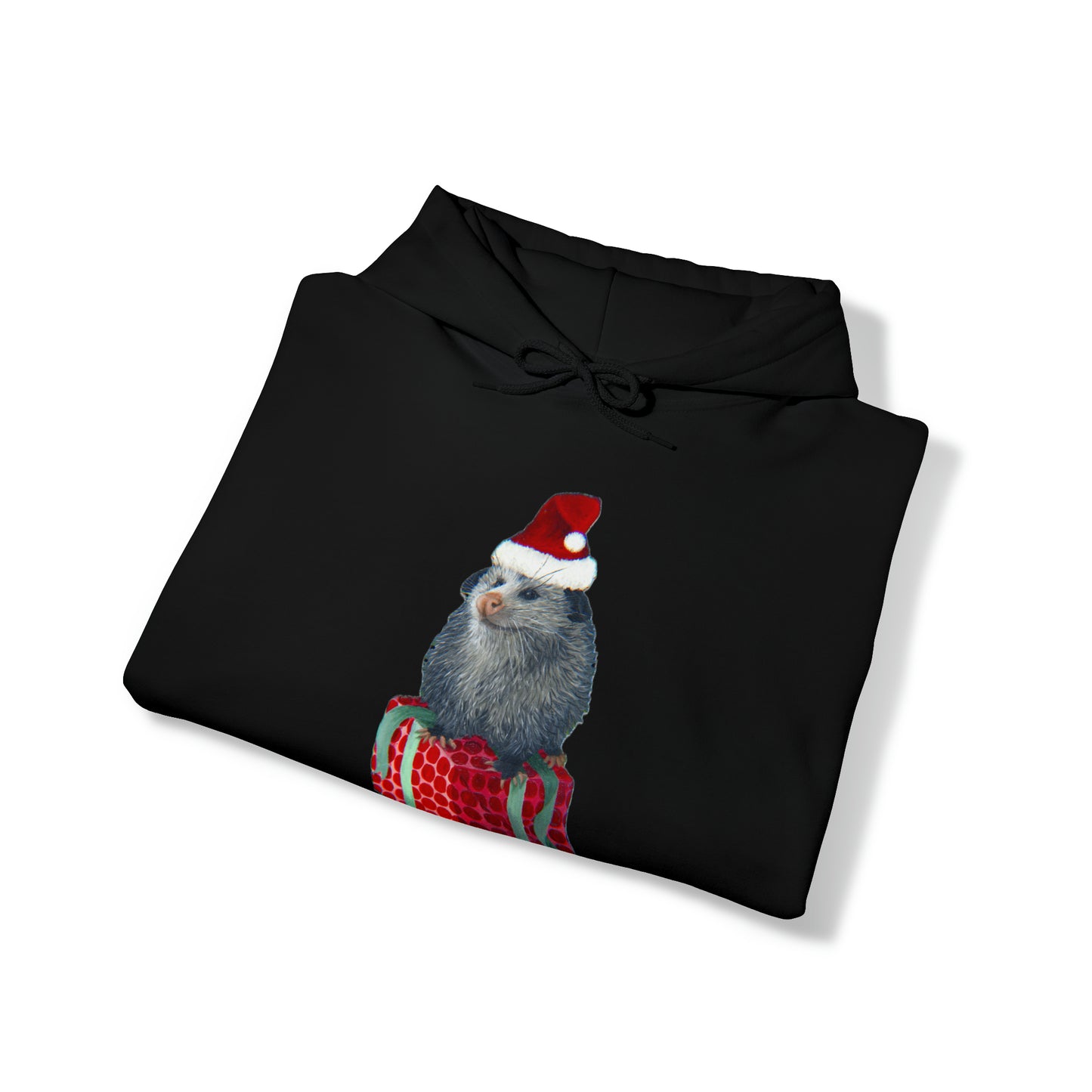 Christmas Opossum Unisex Heavy Blend™ Hooded Sweatshirt