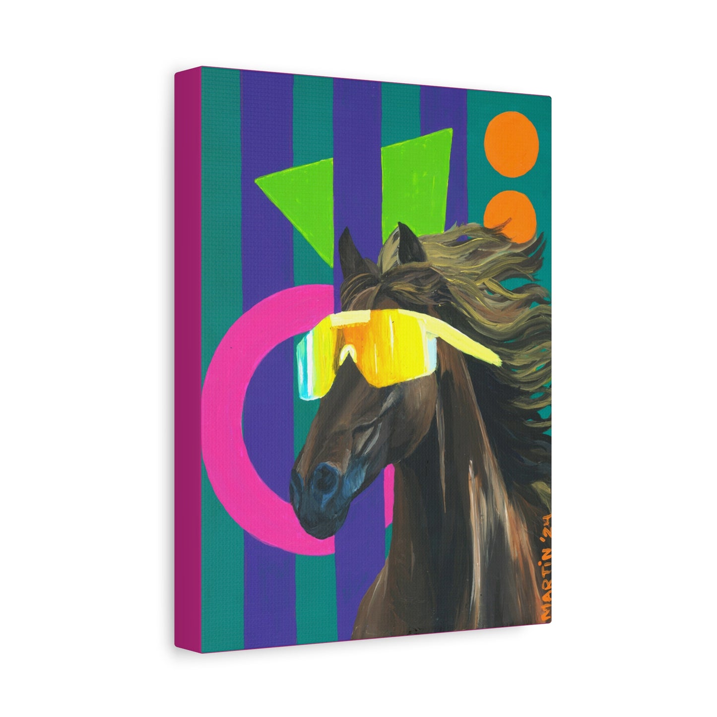 Dude Bro Horse Canvas Gallery Wrap