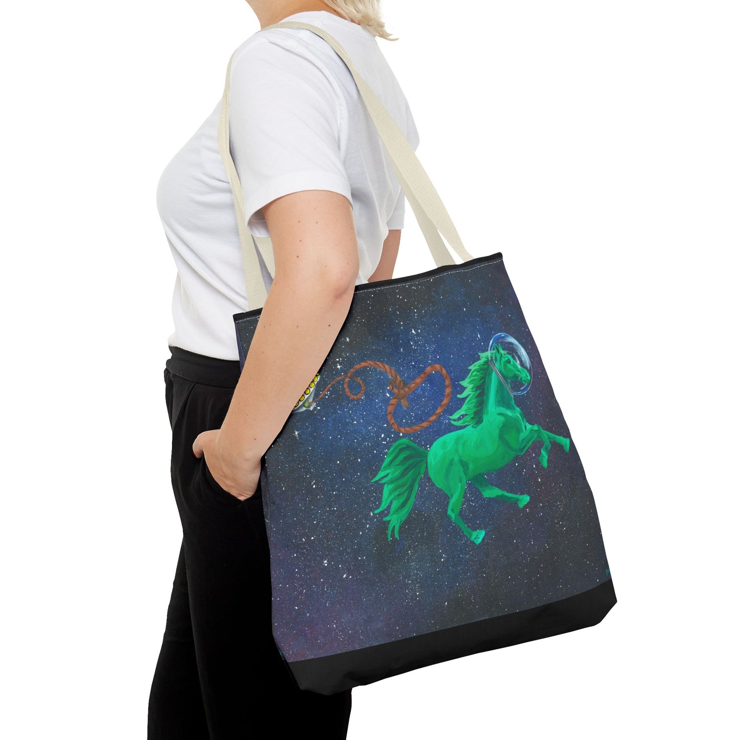 Space Horse Tote Bag