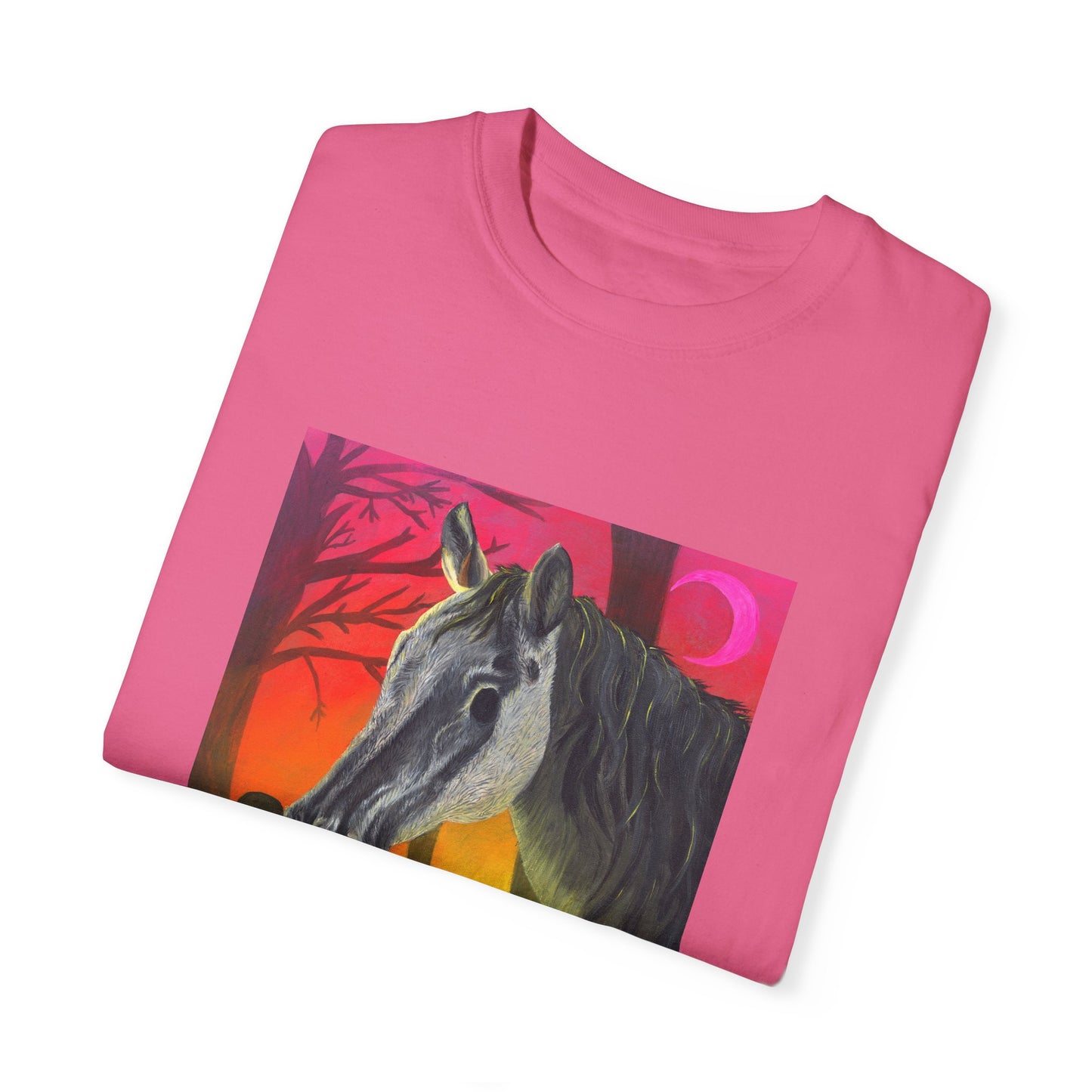 Halloween Horse Unisex Garment-Dyed T-shirt