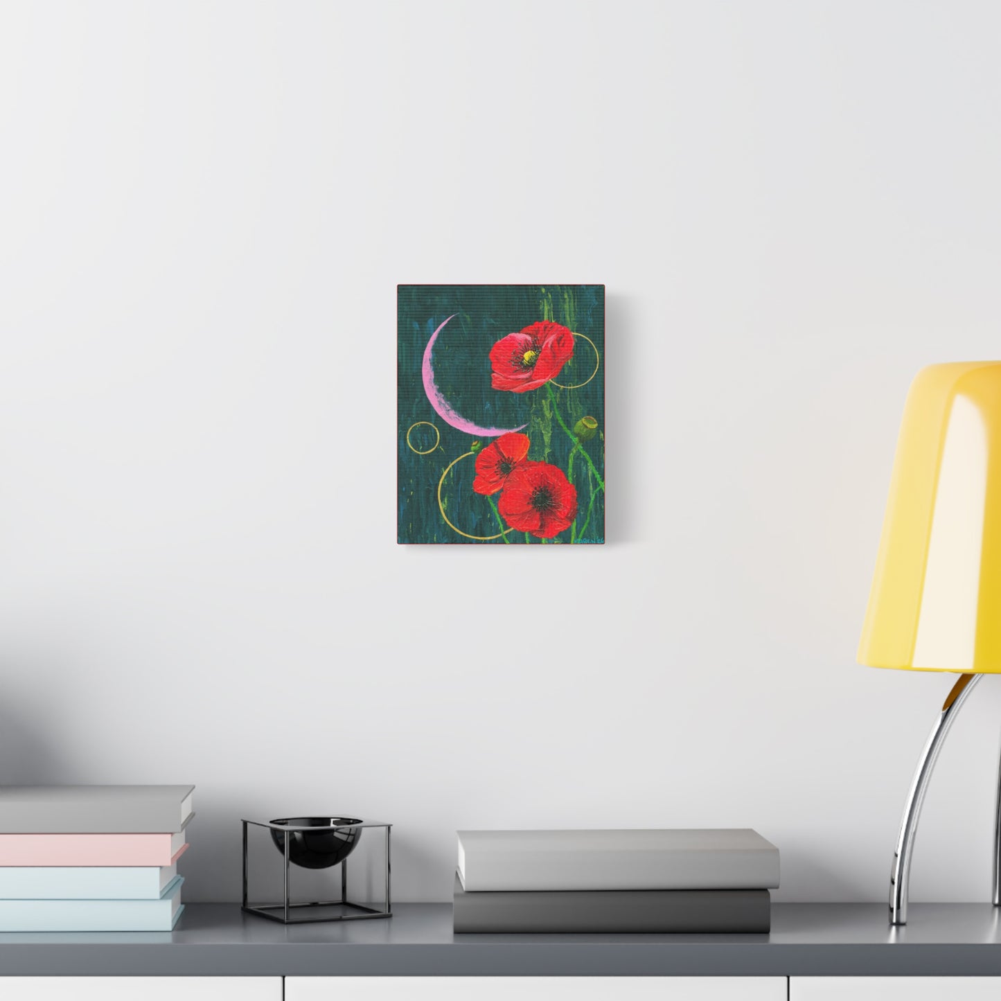 "Poppies" Matte Canvas, Stretched, 1.25"