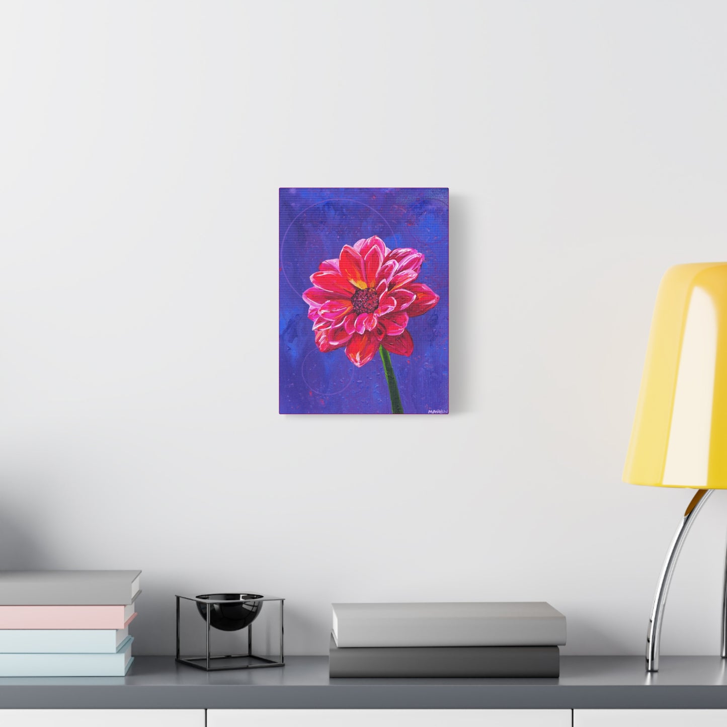 "Dahlia" Matte Canvas, Stretched, 1.25"